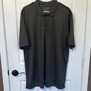 Adidas Men's Dark Gray Polo Shirt